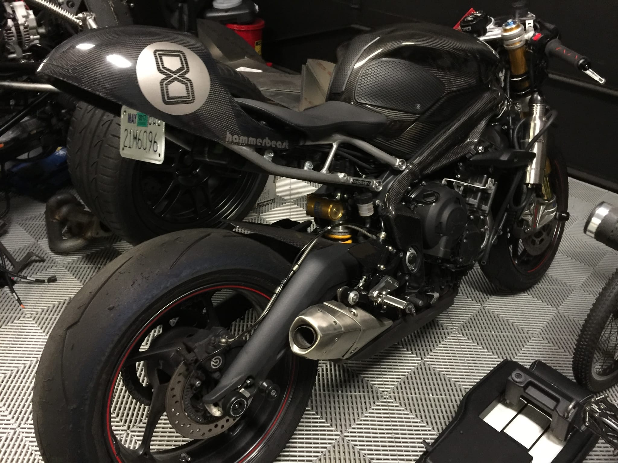 Triumph 675R Cafe Racer photo 100