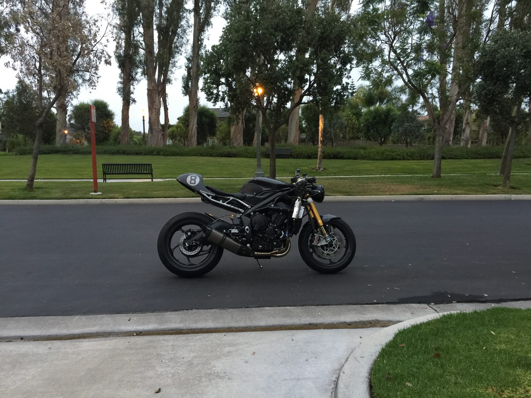 Triumph 675R Cafe Racer photo 8